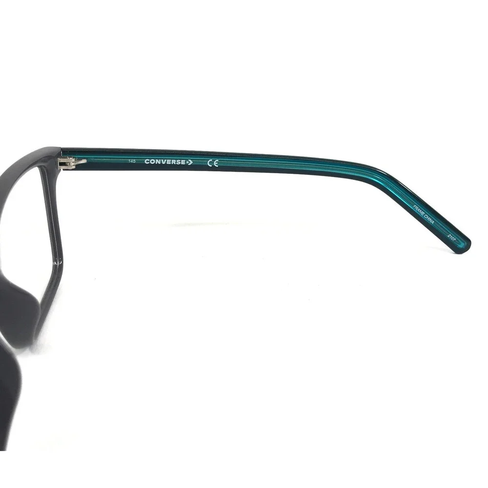 Converse Eyeglasses Frame CV5012 020 Dark Grey Blue Rectangle Full Rim 54-17-145